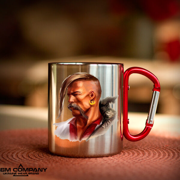 Железная кружка с карабином СИРКО