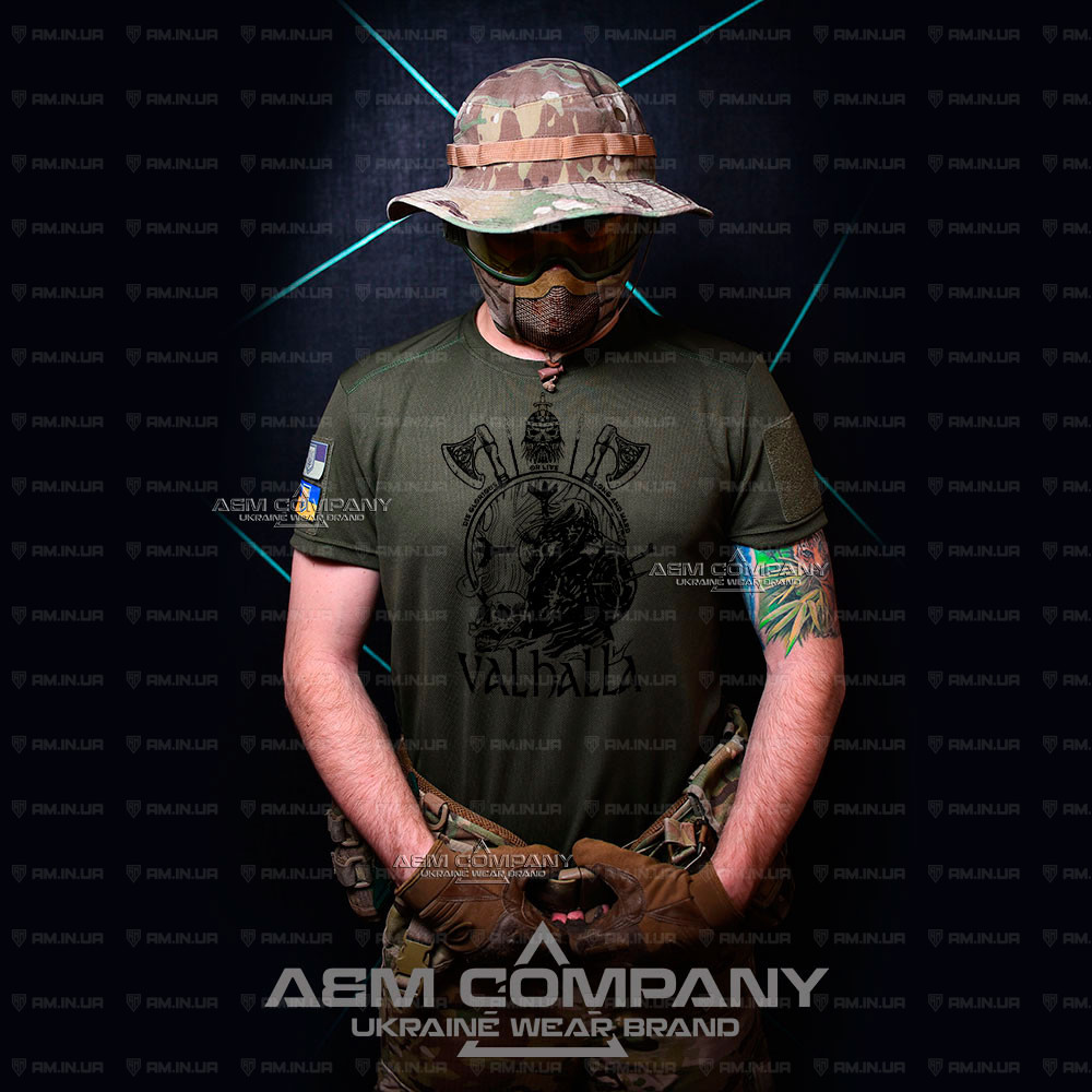 Футболка олива CoolMax ВАЛХАЛЛА