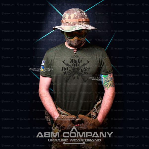 Футболка олива CoolMax NOT WAR