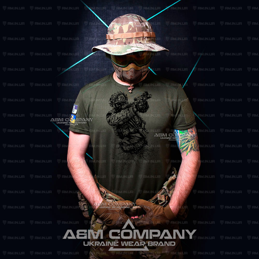 Футболка олива CoolMax ВОЇН