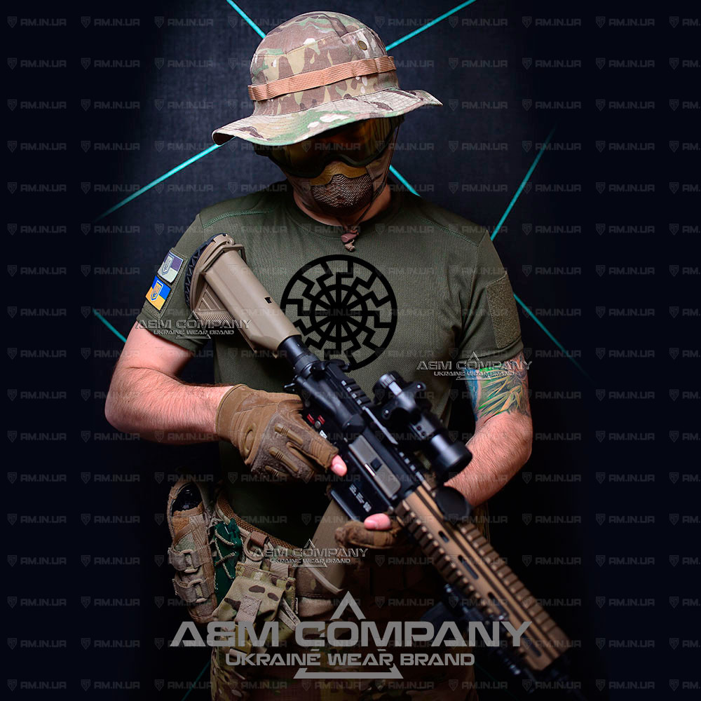 Футболка CoolMax СОНЦЕ цвет олива