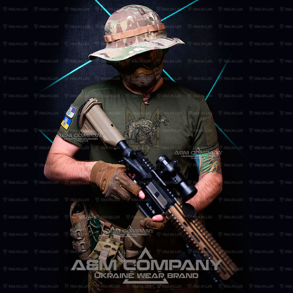 Футболка CoolMax TRIZUB цвет олива