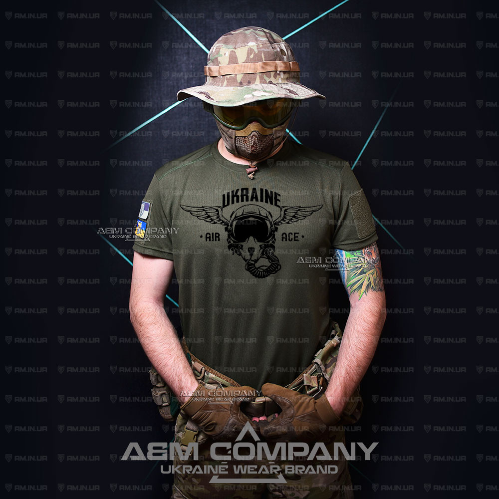 Футболка хаки Coolmax ВПС УКраїни