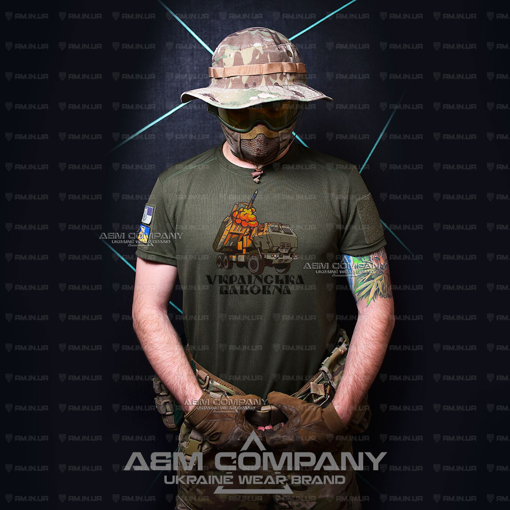 Футболка Coolmax олива БАВОВНА