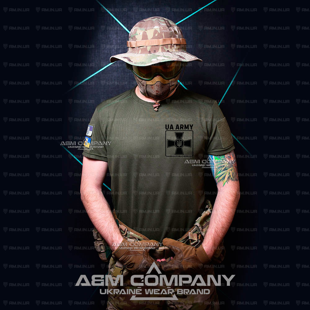 Футболка Coolmax олива ЗБРОЙНІ СИЛИ УКРАЇНИ