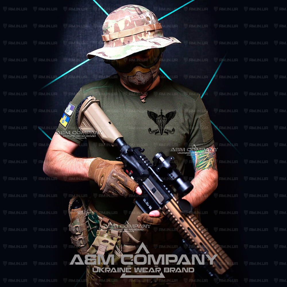 Футболка Coolmax олива AIRBORNE