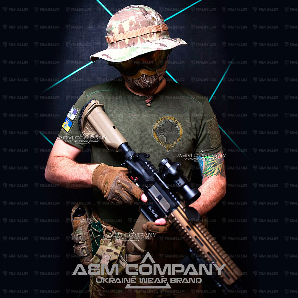 Футболка Coolmax олива ІДУ НА ВИ