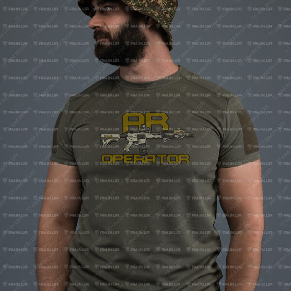 Тактическая футболка CoolMax AR operator олива