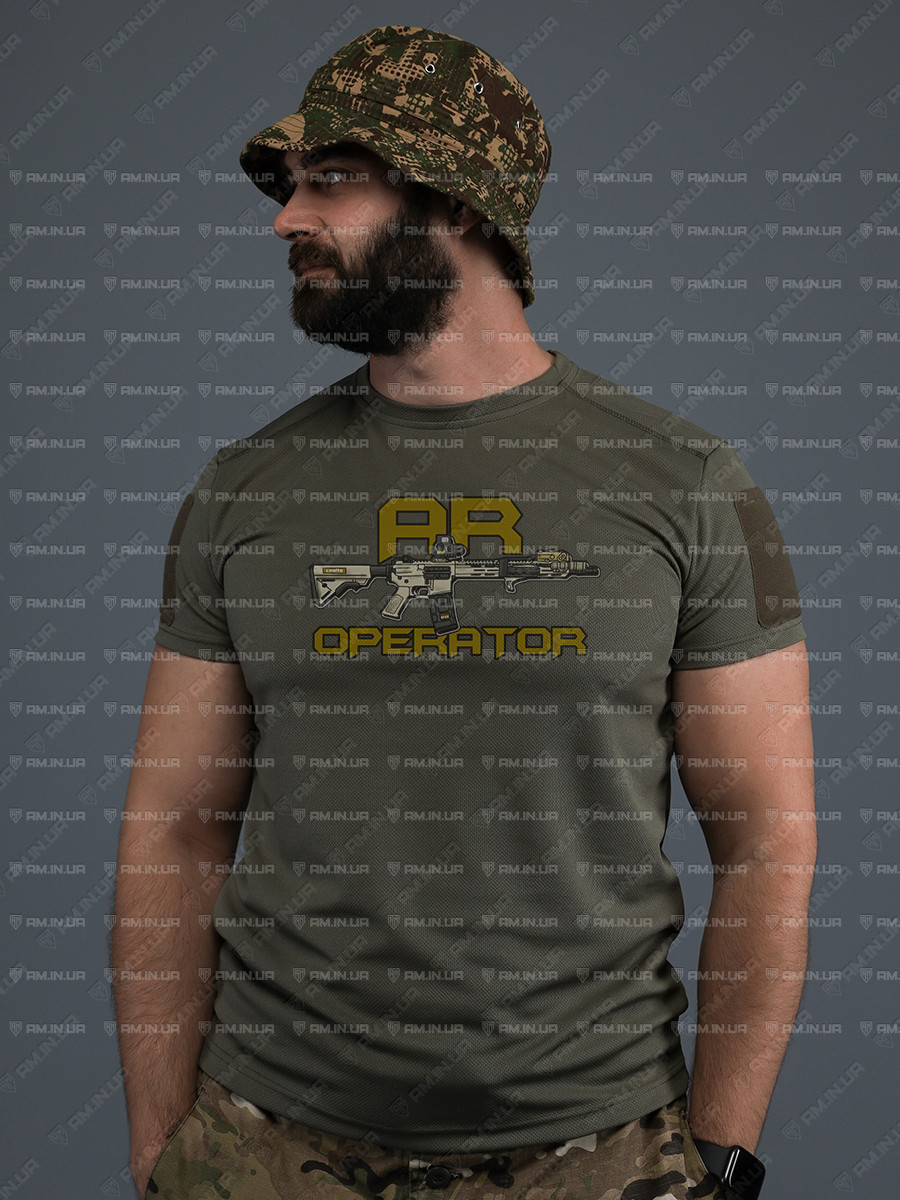 Тактическая футболка CoolMax AR operator олива