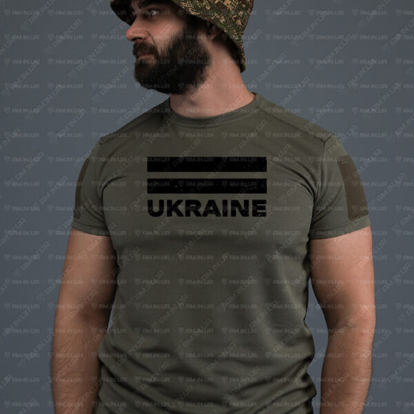 Тактическая футболка CoolMax UKRAINE олива