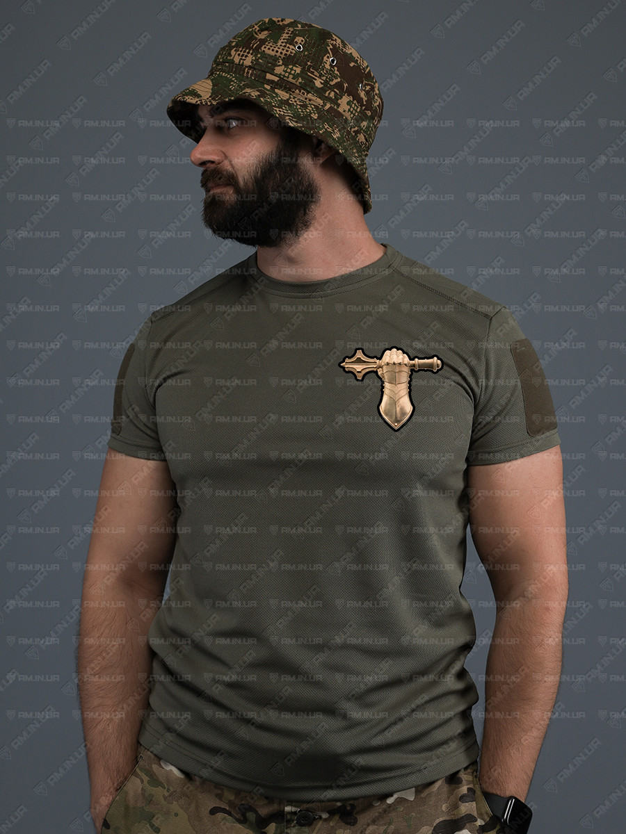 Тактическая футболка CoolMax Броня олива