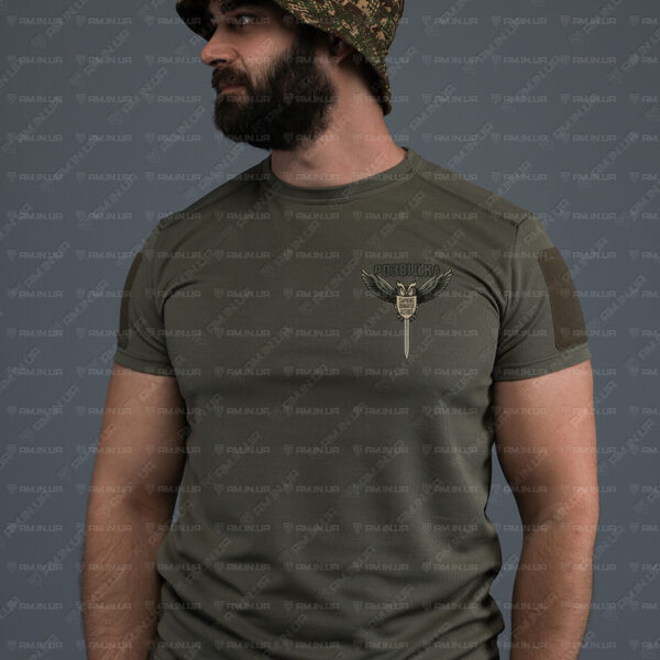 Тактическая футболка CoolMax Розвідка олива