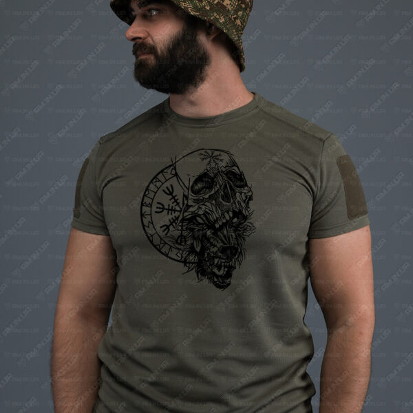 Тактическая футболка CoolMax Шолом жаху олива