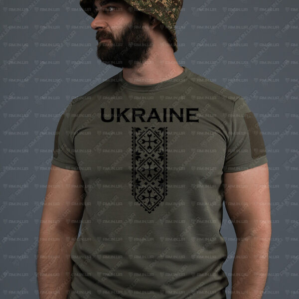 Тактическая футболка CoolMax Україна олива