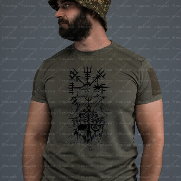 Тактическая футболка CoolMax Vikings олива