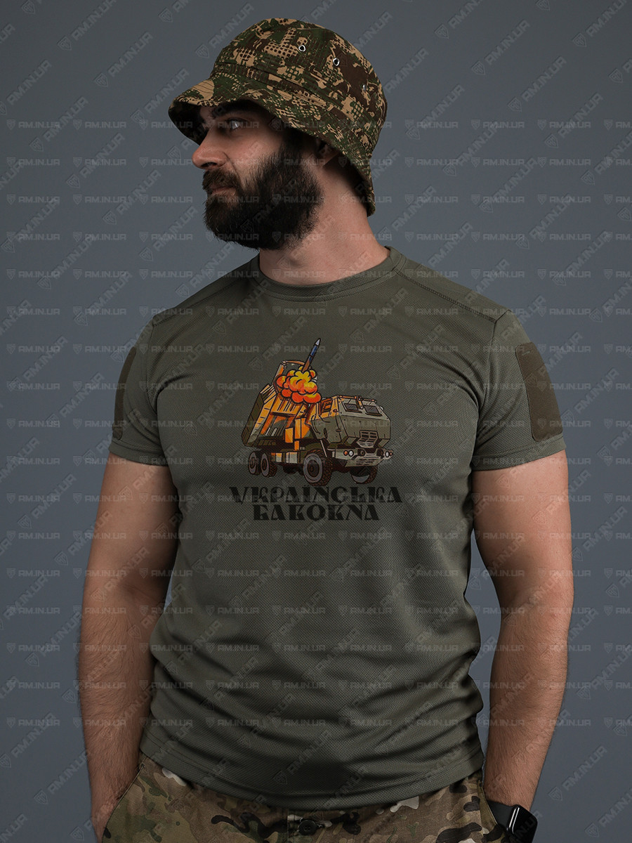 Тактическая футболка CoolMax Бавовна олива Тактическая футболка CoolMax Бавовна олива