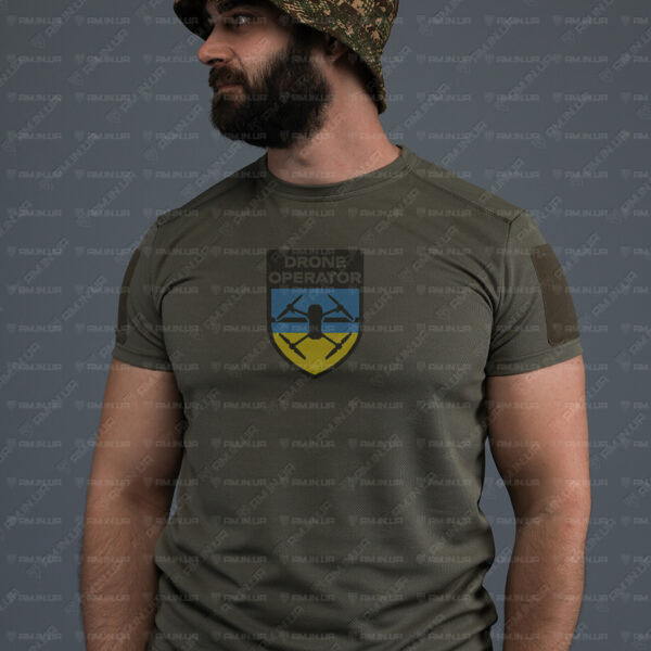 Тактическая футболка CoolMax Оператор дрона олива