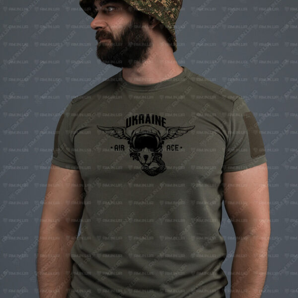 Тактическая футболка CoolMax Військова авіація олива