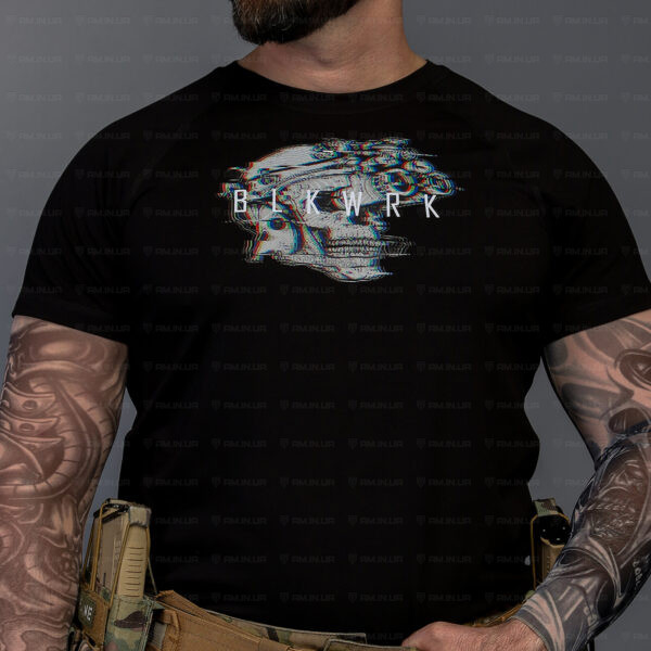 Тактическая футболка BLCKWRK коттон черная