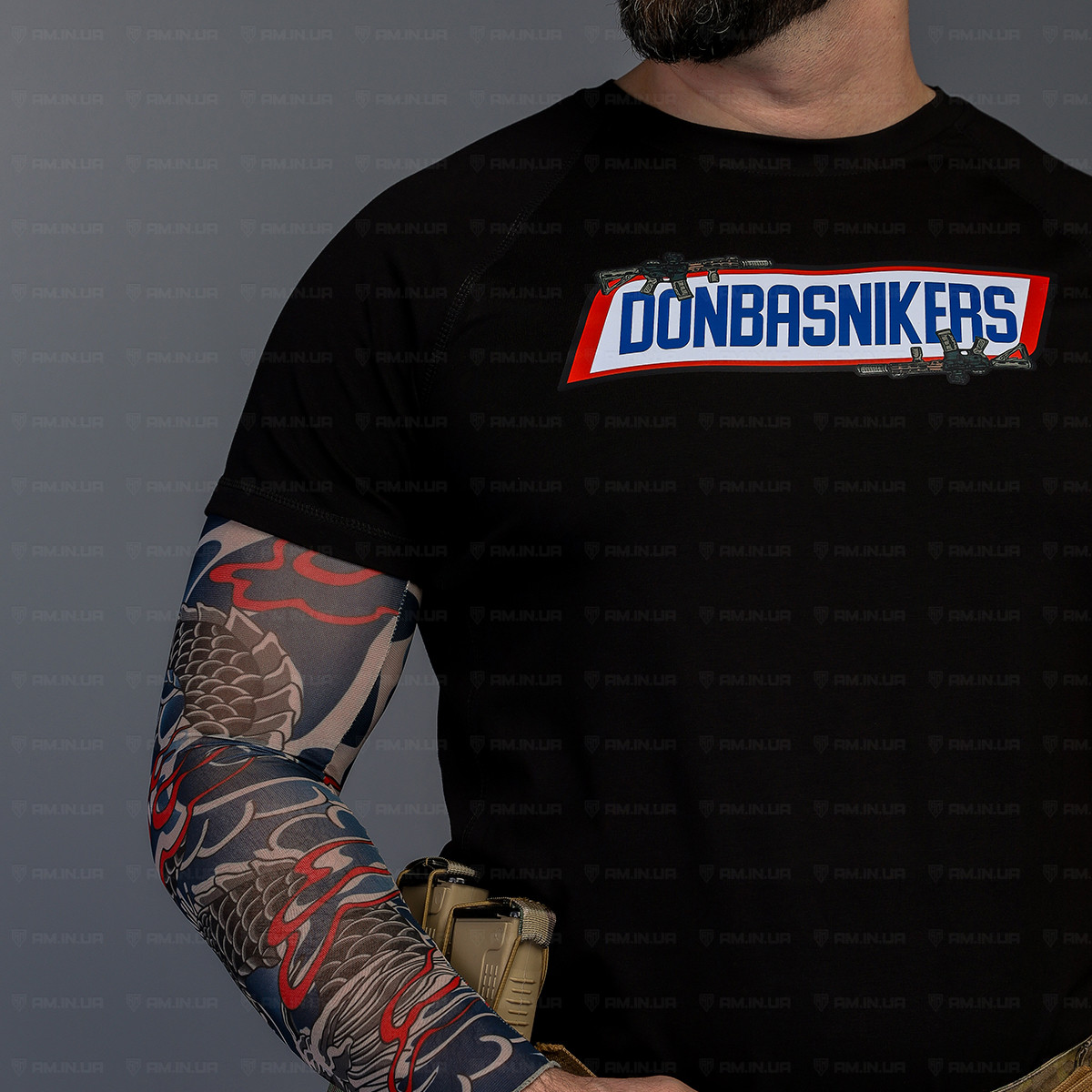Тактическая футболка Dondasnikers коттон черная