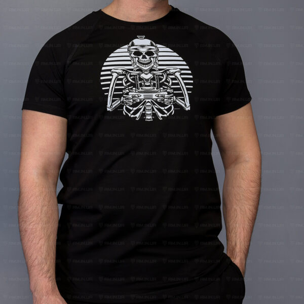 Тактическая футболка Дронщик коттон черная