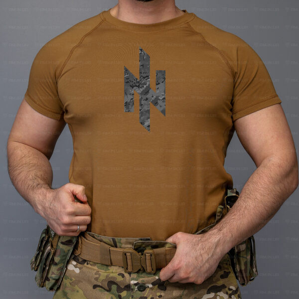 Тактическая футболка Ідея Нації коттон койот