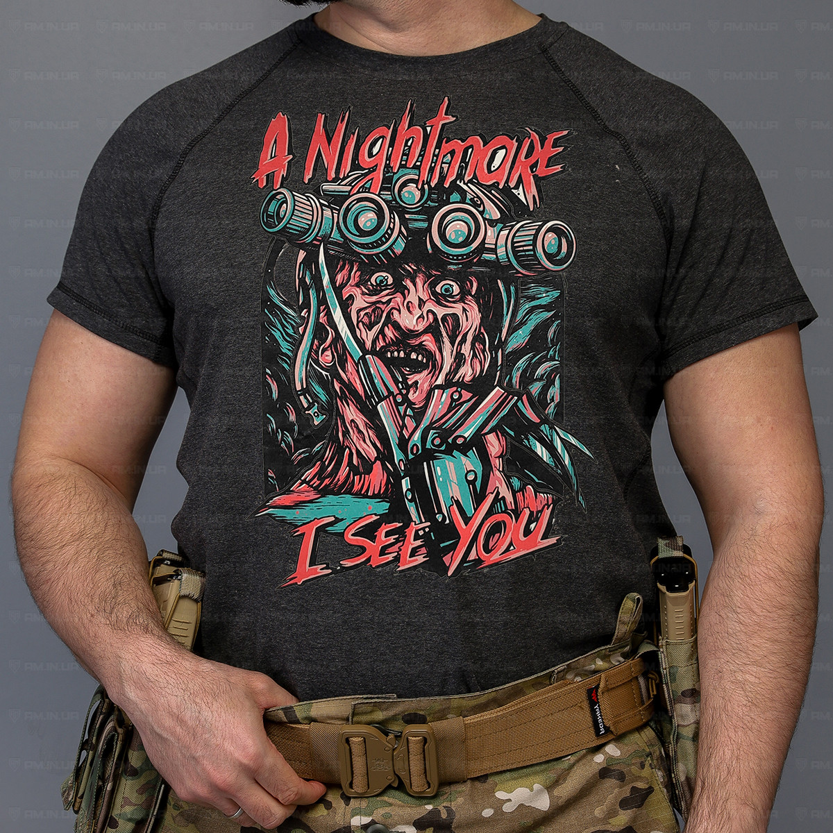 Тактическая футболка Nightmore коттон серая